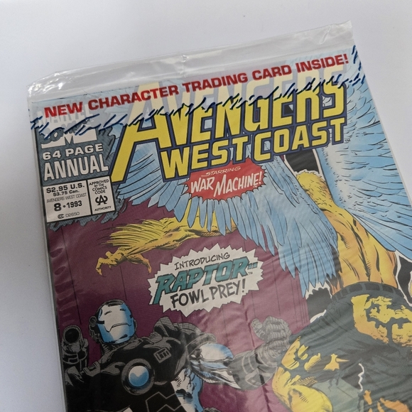 Marvel Avengers West Coast Annual #8 Comic Book - War Machine - Picture 2 of 5